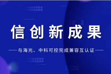 信創(chuàng  )新成果|遠望信息多款產(chǎn)品與海光、中科可控完成兼容互認證